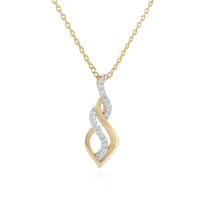 I3 (J) Diamant-Silberhalskette