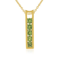 Demantoid-Silberhalskette
