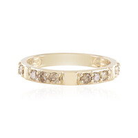 I1 Schokoladen-Brillant-Goldring