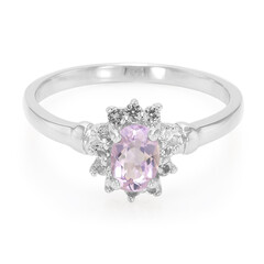 Lavendel-Amethyst-Silberring