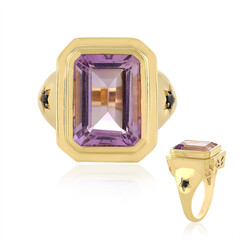 Lavendel-Amethyst-Silberring