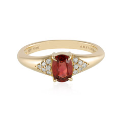 Edelroter Spinell-Goldring (AMAYANI)