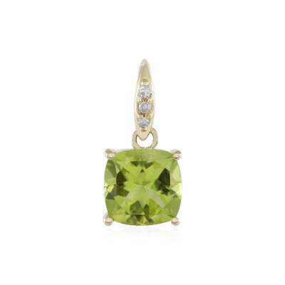 Peridot-Goldanhänger
