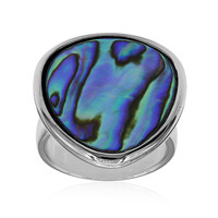 Abalone-Muschel-Silberring (Art of Nature)