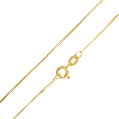 375er Gelbgold-Panzerkette - 1 g - 45 cm