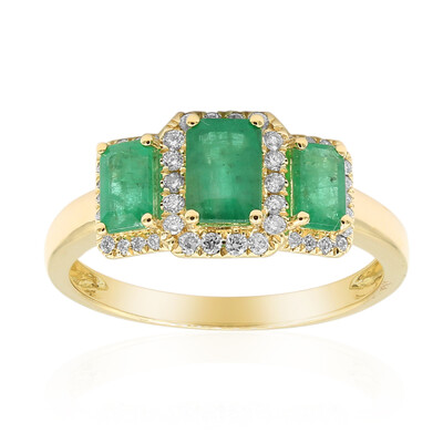 AAA-Sambia-Smaragd-Goldring (CIRARI)