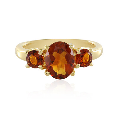 Brandy-Citrin-Silberring