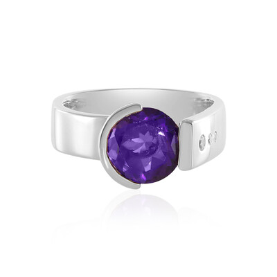 Sibirischer Amethyst-Silberring (de Melo)