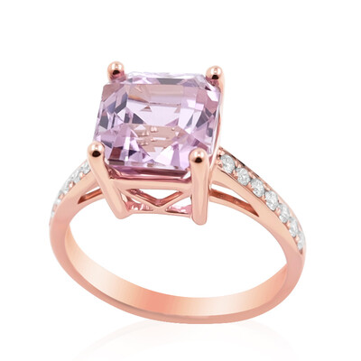 Patroke-Kunzit-Goldring (AMAYANI)