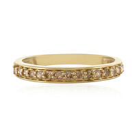 I1 Schokoladen-Brillant-Goldring