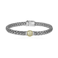 Goldene Kabira-Südseeperlen-Silberarmband (TPC)