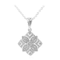 I3 (I) Diamant-Silberhalskette