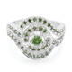 Fancy-Diamant-Silberring