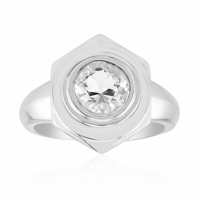 Herkimer Quarz-Silberring (Pallanova)