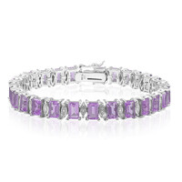 Amethyst-Silberarmband