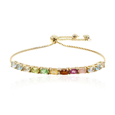 Edelstein-Silberarmband