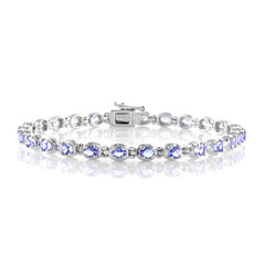 Tansanit-Silberarmband