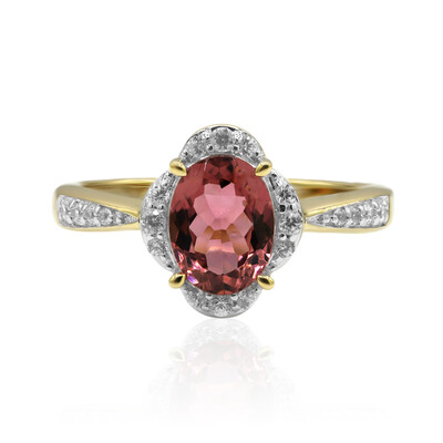 Pinkfarbener Turmalin-Goldring (Adela Gold)