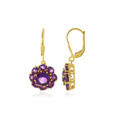 Amethyst-Silberohrringe