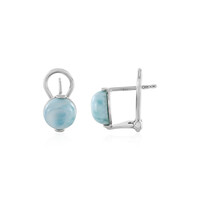 Larimar-Silberohrringe