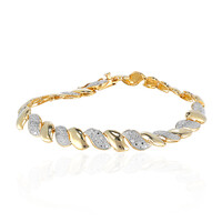 I3 (I) Diamant-Silberarmband