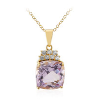 Bolivianischer Amethyst-Silberhalskette