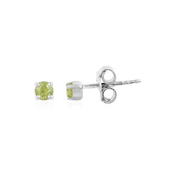 Peridot-Silberohrringe