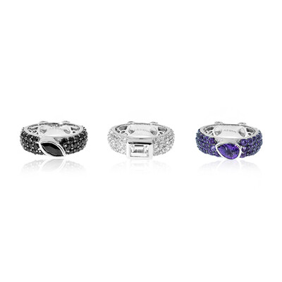 Edelstein-Silberringe (Dallas Prince Designs)