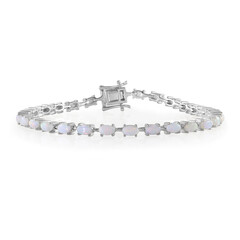 Australischer Opal-Silberarmband