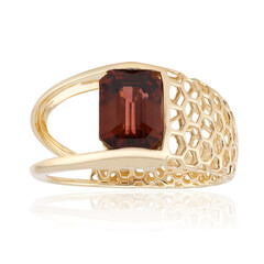 Pinkfarbener Zirkon-Goldring (Ornaments by de Melo)