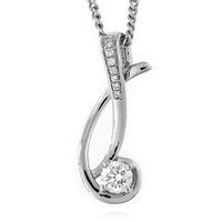 Lupenreiner (F) Brillant-Goldhalskette (LUCENT DIAMONDS)