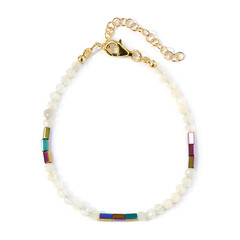 Edelstein-Silberarmband