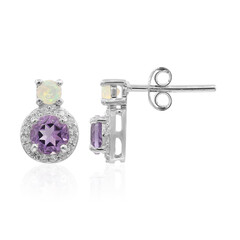 Amethyst-Silberohrringe