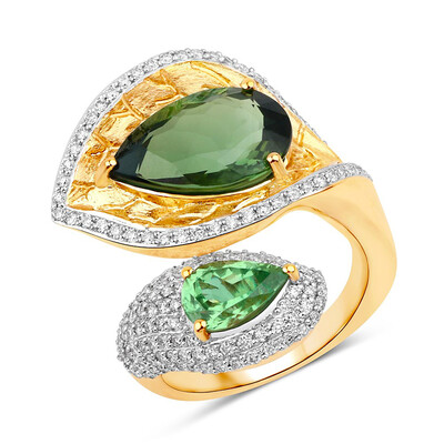 Grüner Turmalin-Goldring (SUHANA)