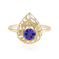 AAA-Tansanit-Goldring (Ornaments by de Melo)
