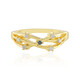 Blauer I3 Diamant-Silberring