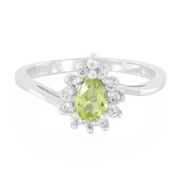Mandschurischer Peridot-Silberring
