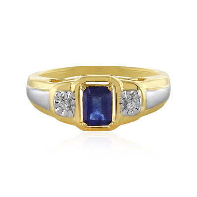 Blauer Madagaskar-Saphir-Silberring