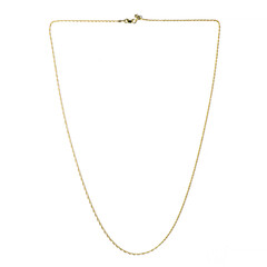 Silber-Kordelkette - 61 cm - 2,89 g - vergoldet