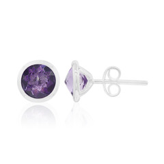 Amethyst-Silberohrringe