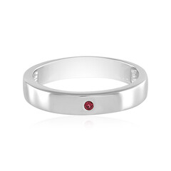 Edelroter Spinell-Silberring