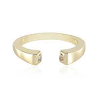 Weißer Saphir-Goldring (Adela Gold)