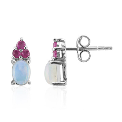 Welo-Opal-Silberohrringe