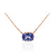 AAA-Tansanit-Goldcollier