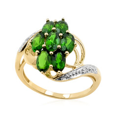 Russischer Diopsid-Goldring