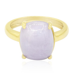Lavendel-Jadeit-Silberring