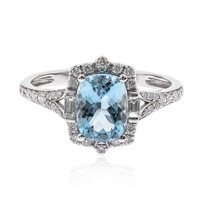 AAA-Brasilianischer Aquamarin-Goldring (CIRARI)
