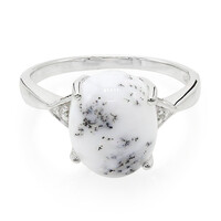 Dendriten-Achat-Silberring
