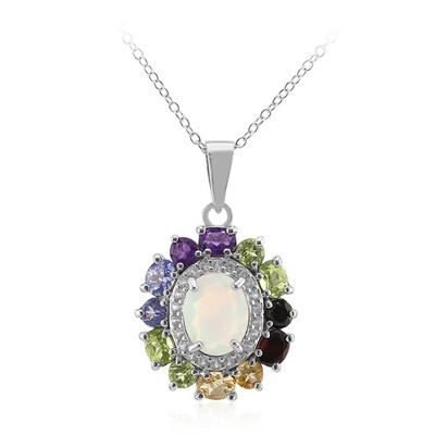 Welo-Opal-Silberhalskette