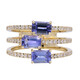 AAA-Tansanit-Goldring (CIRARI)